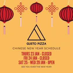 Chinese New Year opening times